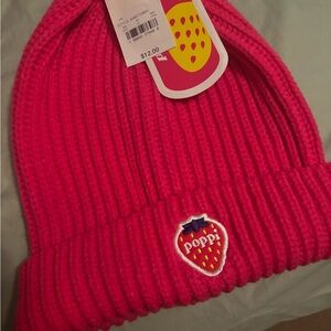 NWT Poppi Pink Beanie